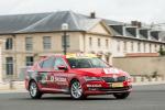 Skoda Superb Red Car in Tour de France 2015 года